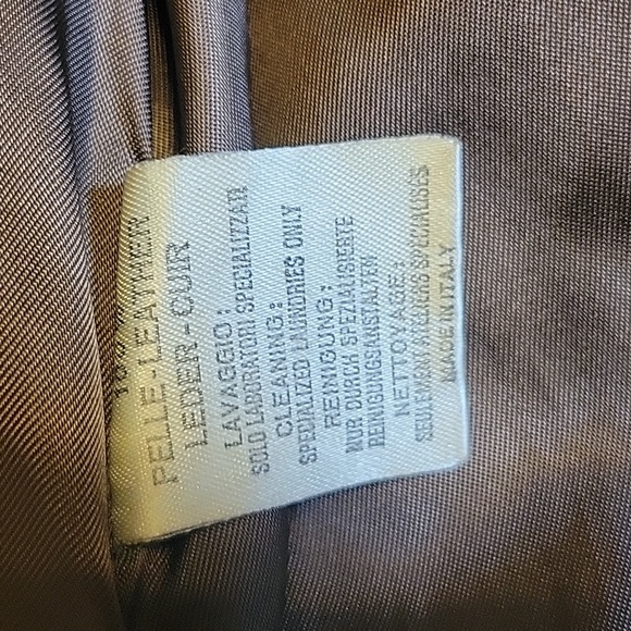 LINDA DRESNER Pelle Leather Ladies Coat - Picture 7 of 12